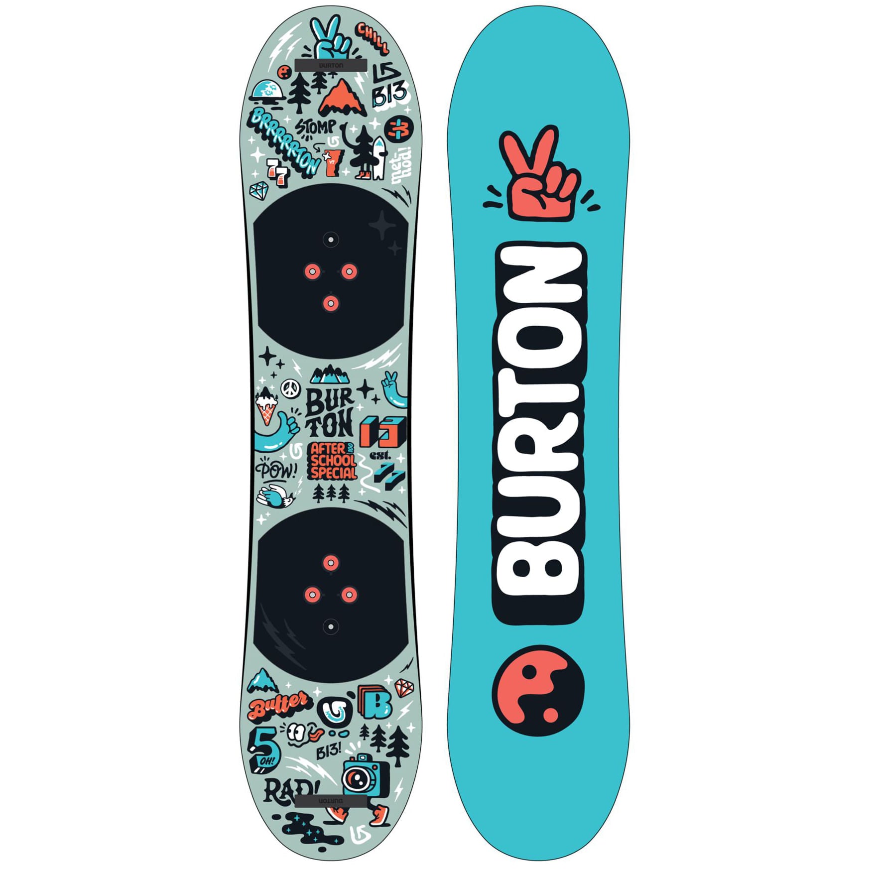 Burton Kids' After School Special Snowboard Package, 100