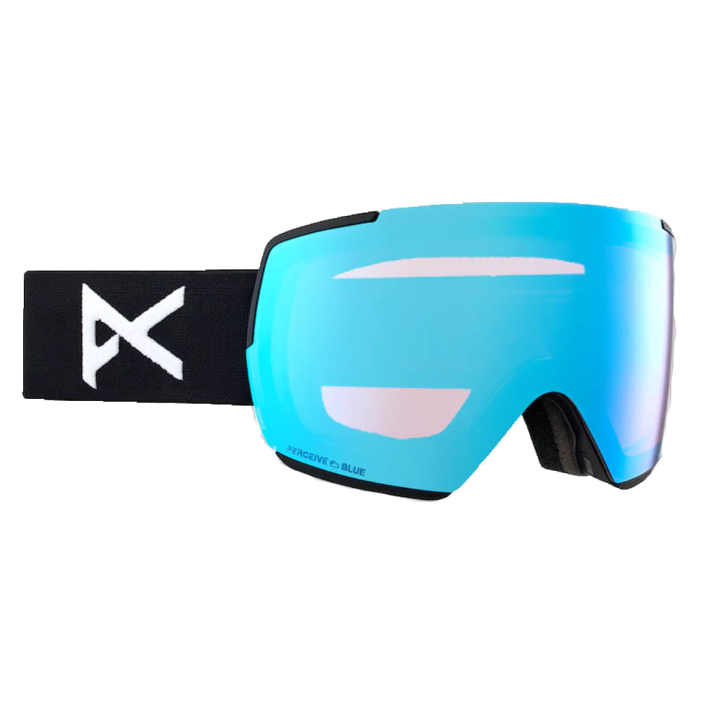 anon m5 goggles-color-frame black lens perceive variable blue 21 / s2 spare lens perceive cloudy pink 53 / s1