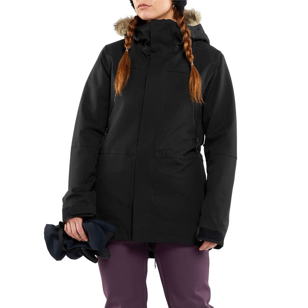 volcom shadow insulated jacket-color-black