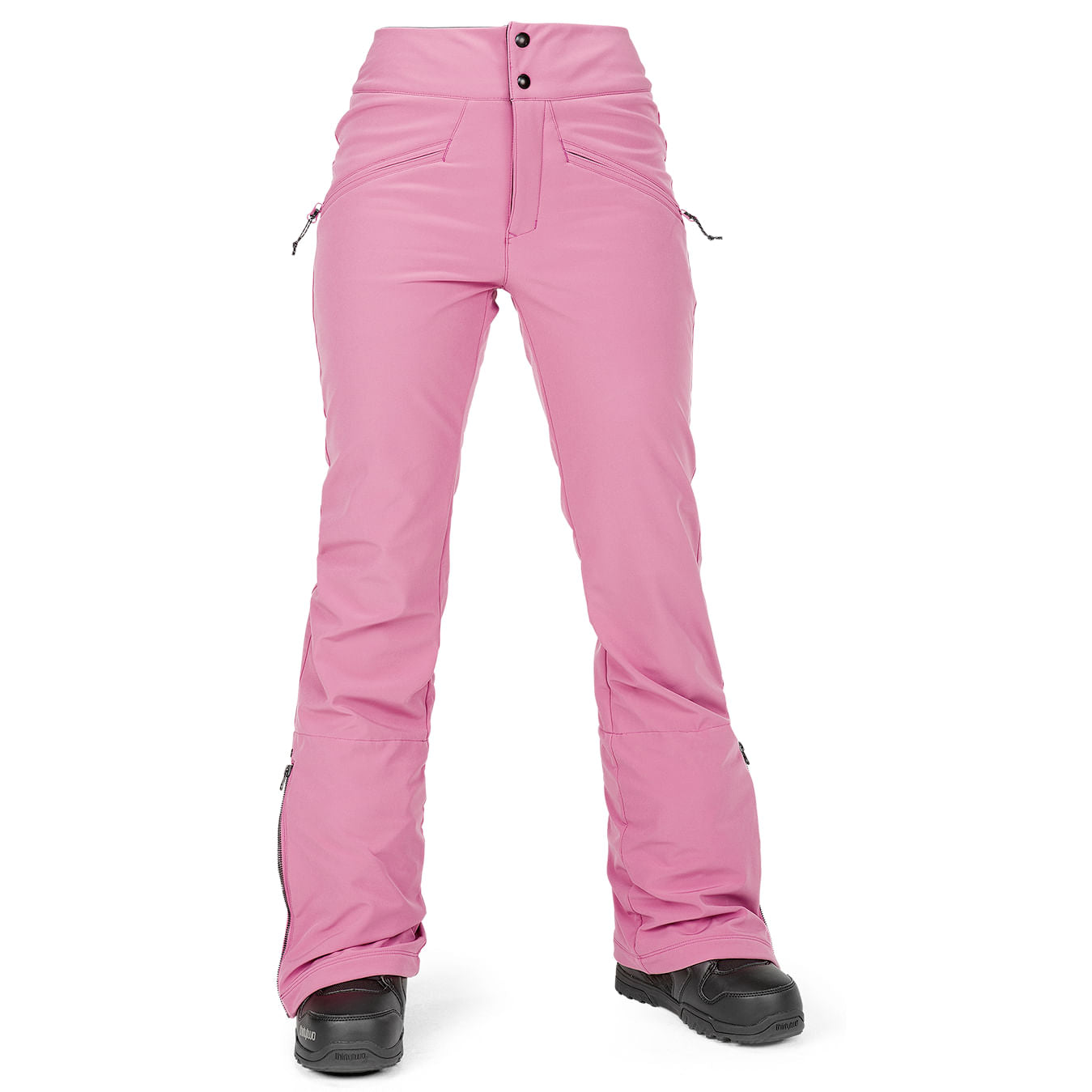 volcom genus stretch women’s pants-color-blurred violet