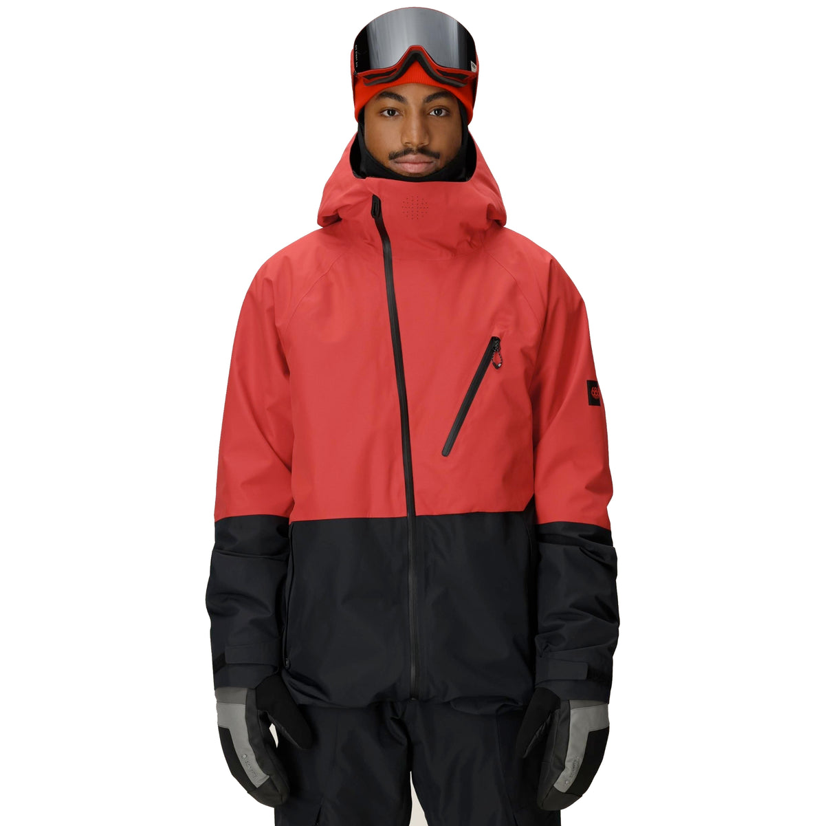 686 hydra thermagraph men’s jacket-color-true red colorblock