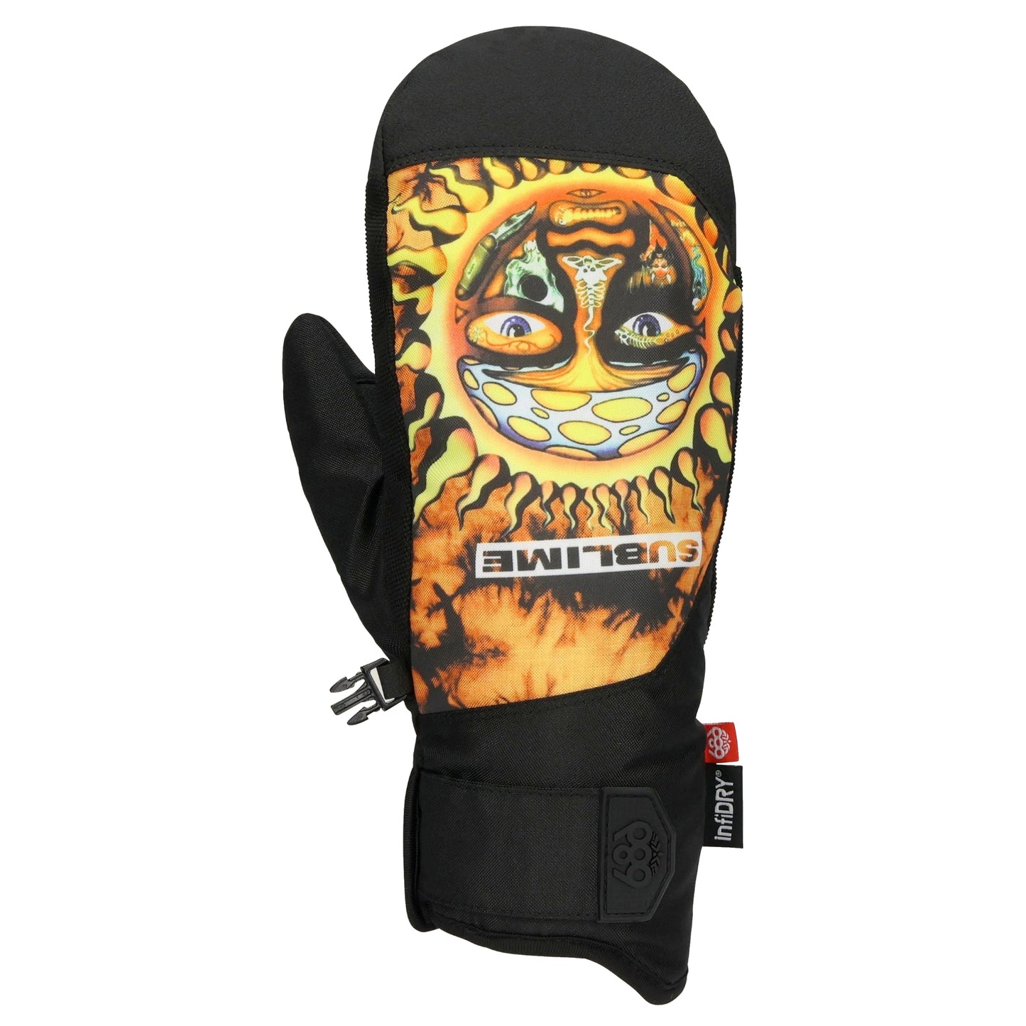 686 primer mitt-color-sublime orange tie dye