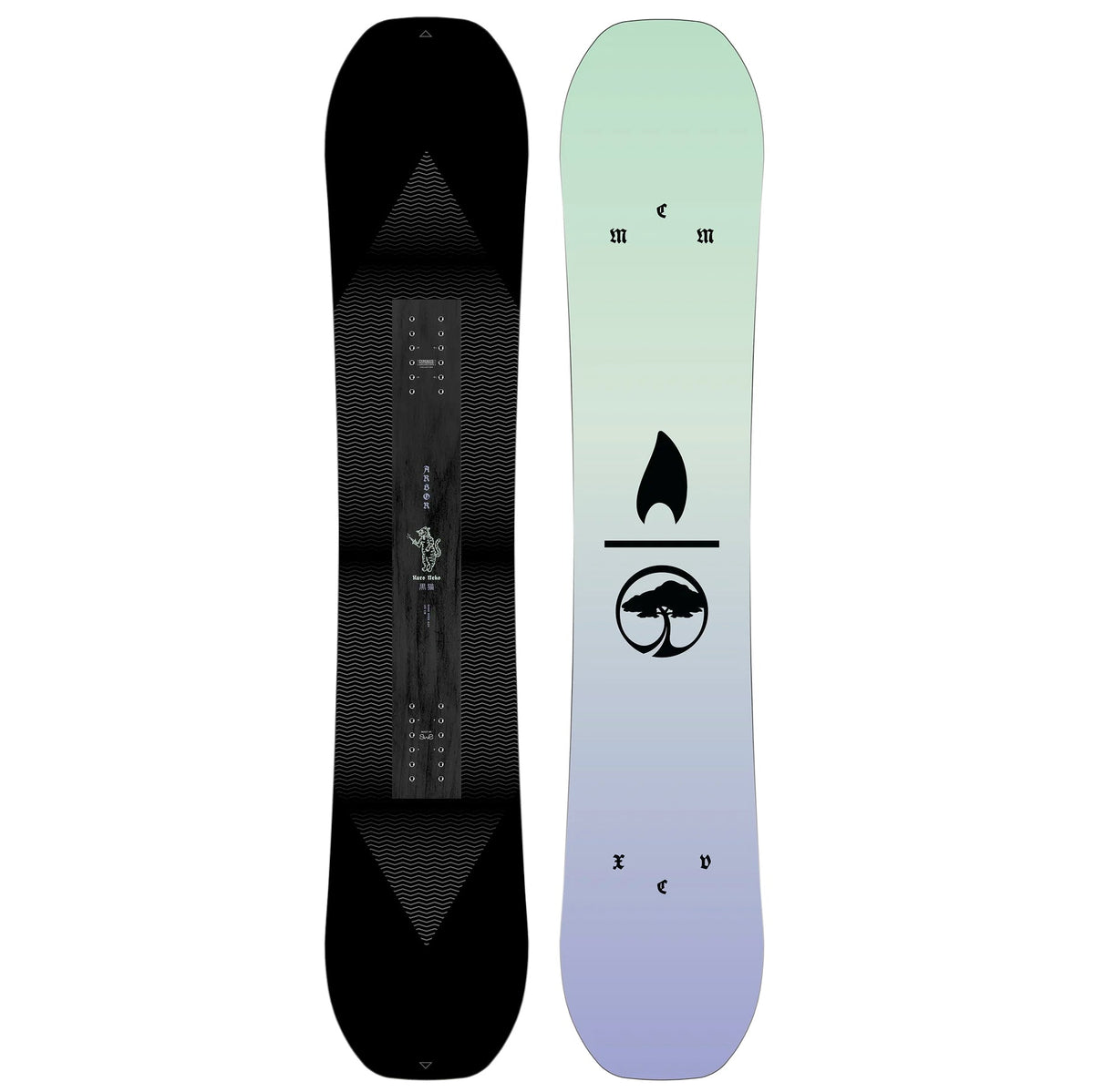 arbor kuro neko women’s snowboard