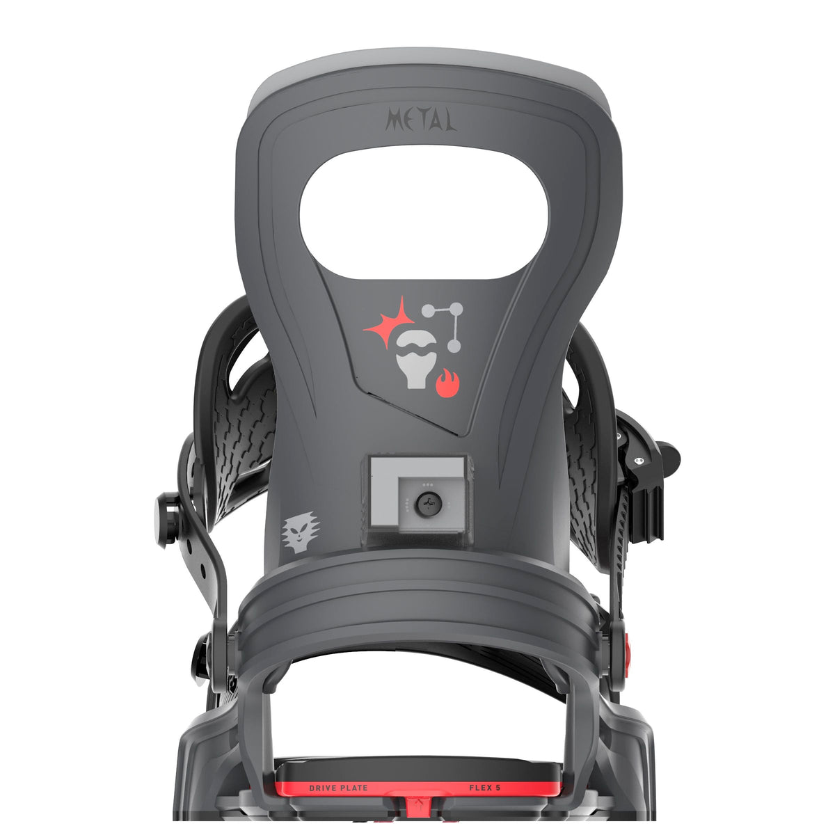 bent metal joint snowboard bindings 2026-color-grey
