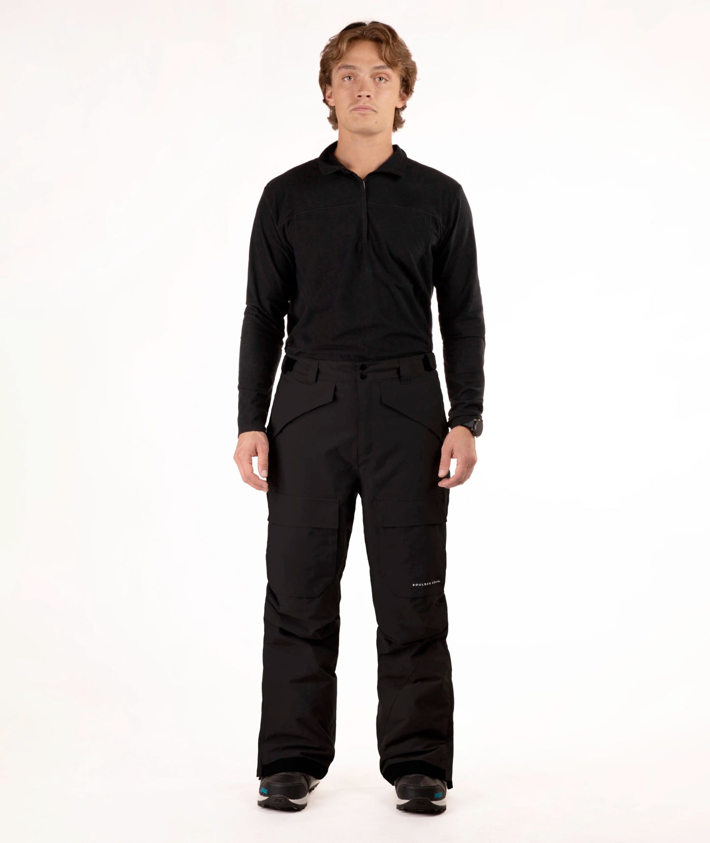 boulder gear stomp cargo men’s pants-color-black