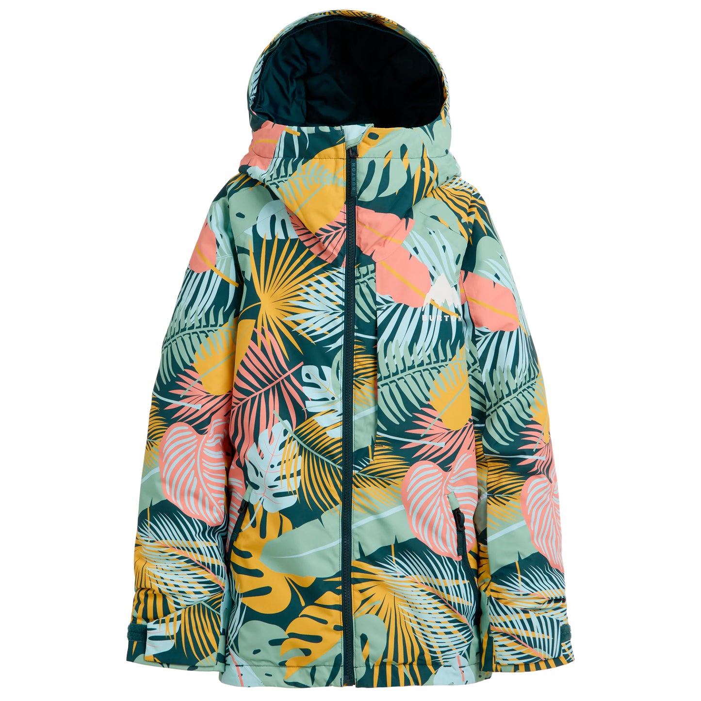 burton kids' hillslope 2l jacket-color-oversized tropical