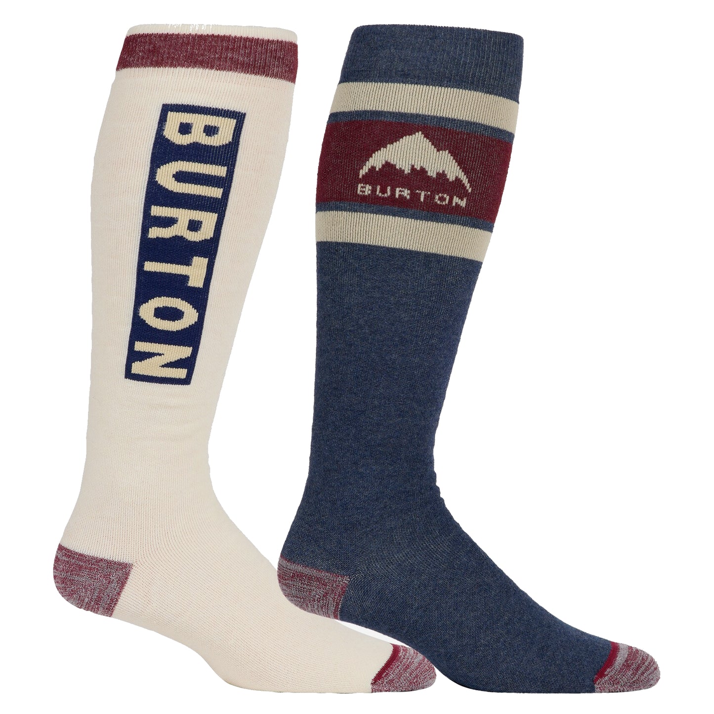 burton men’s weekend midweight sock 2 pack-color-nightfall