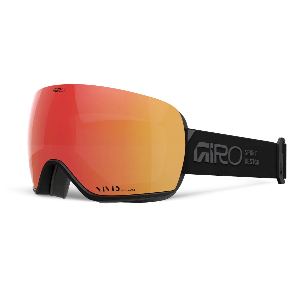 giro article ii goggles with bonus lens-color-black stacked/ vivid ember / vivid infrared