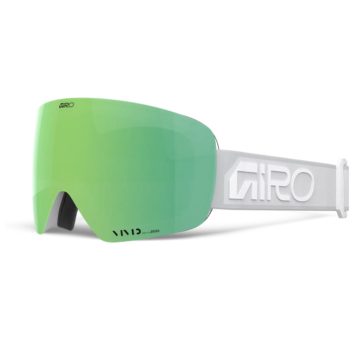 giro contour goggles with bonus lens-color-grey wordmark/ vivid emerald / vivid infrared