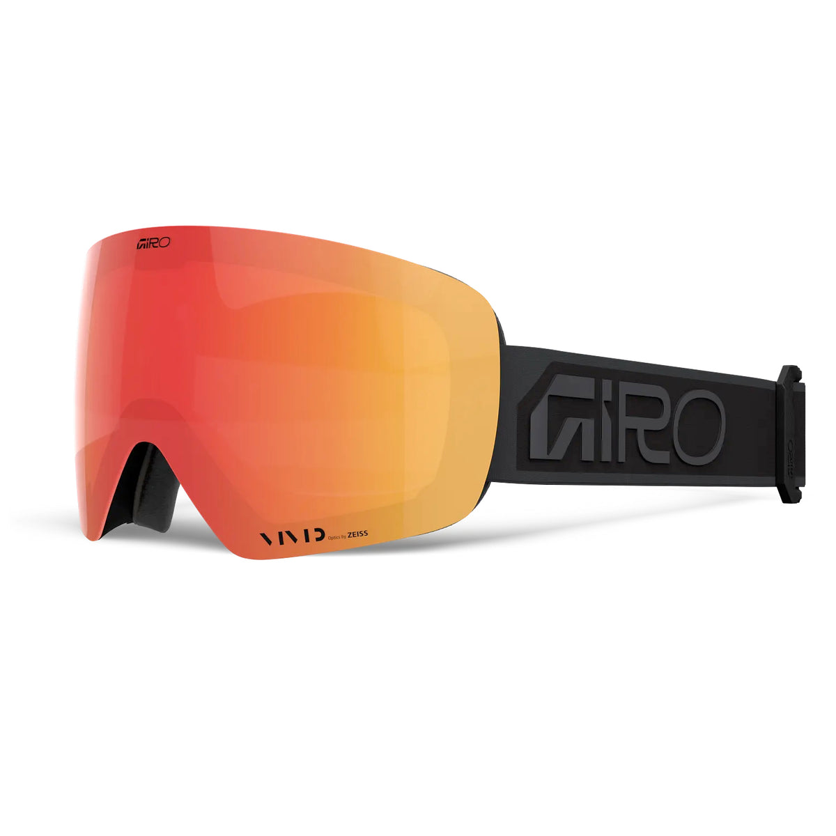 giro contour goggles with bonus lens-color-black wordmark/ vivid ember / vivid infrared