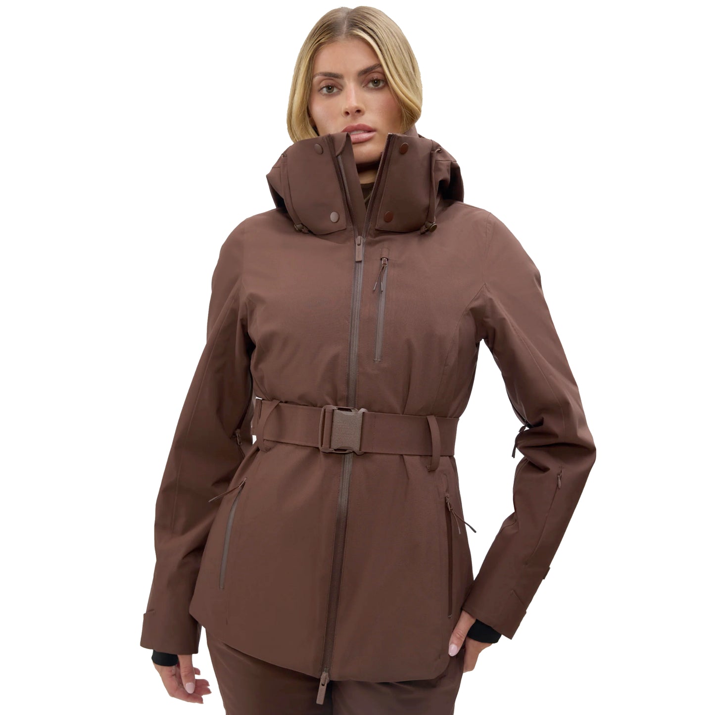 halfdays aston women’s jacket-color-spiked cocoa