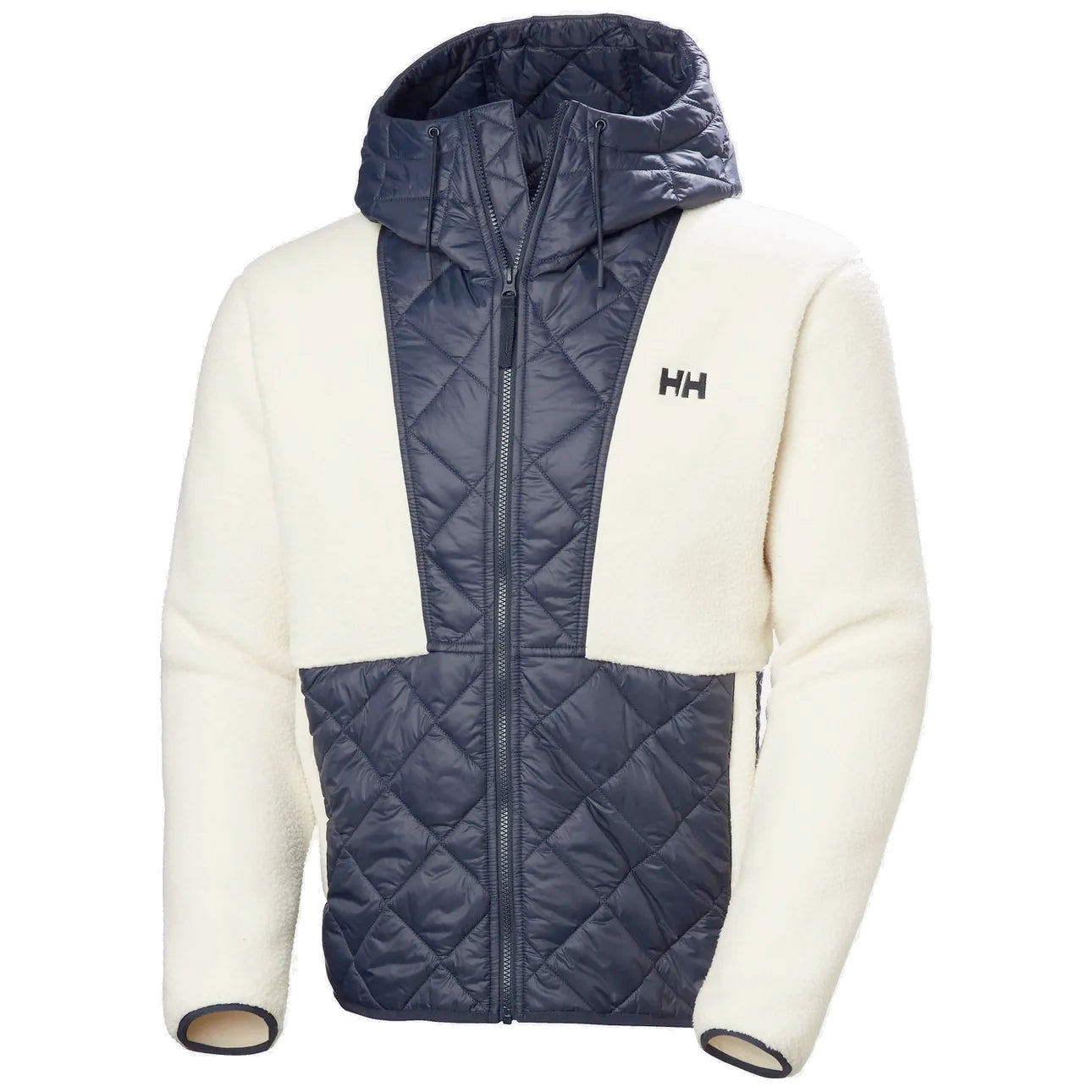 hh winter gear Helly Hansen Men's Stowe Hooded Hybrid Jacket Navy XL
