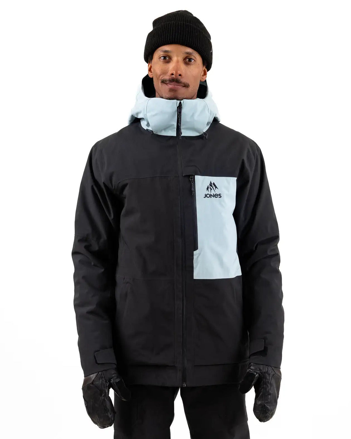 jones mtn surf recycled insulated men’s parka-color-stealth black