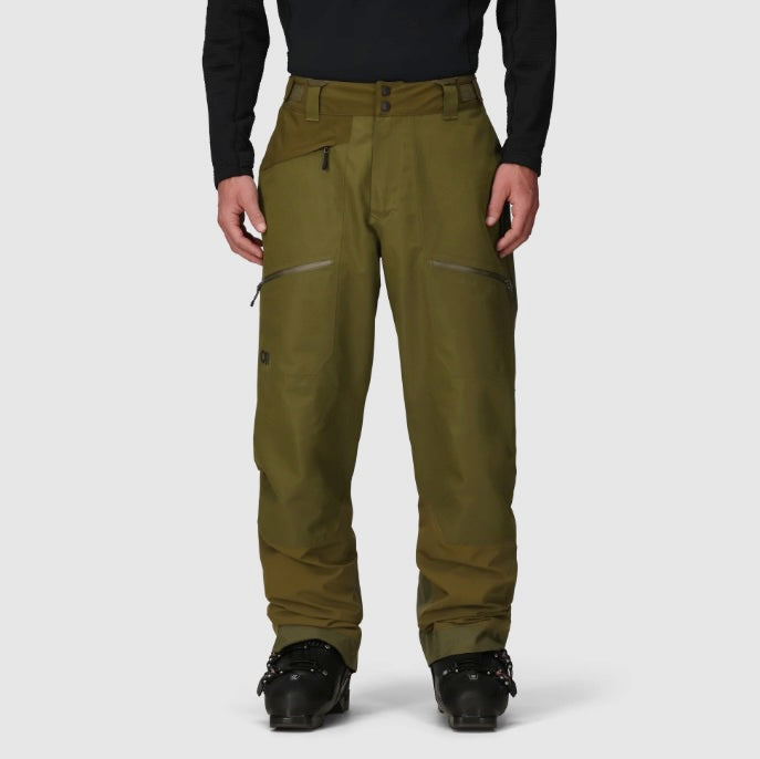 outdoor research powderverse men’s pants-color-dark olive