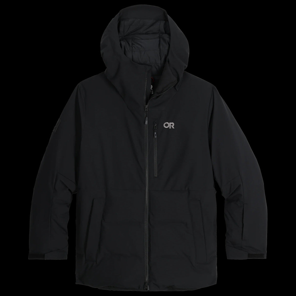 outdoor research snowcrew men’s down jacket-color-black
l
m
xl
xxl