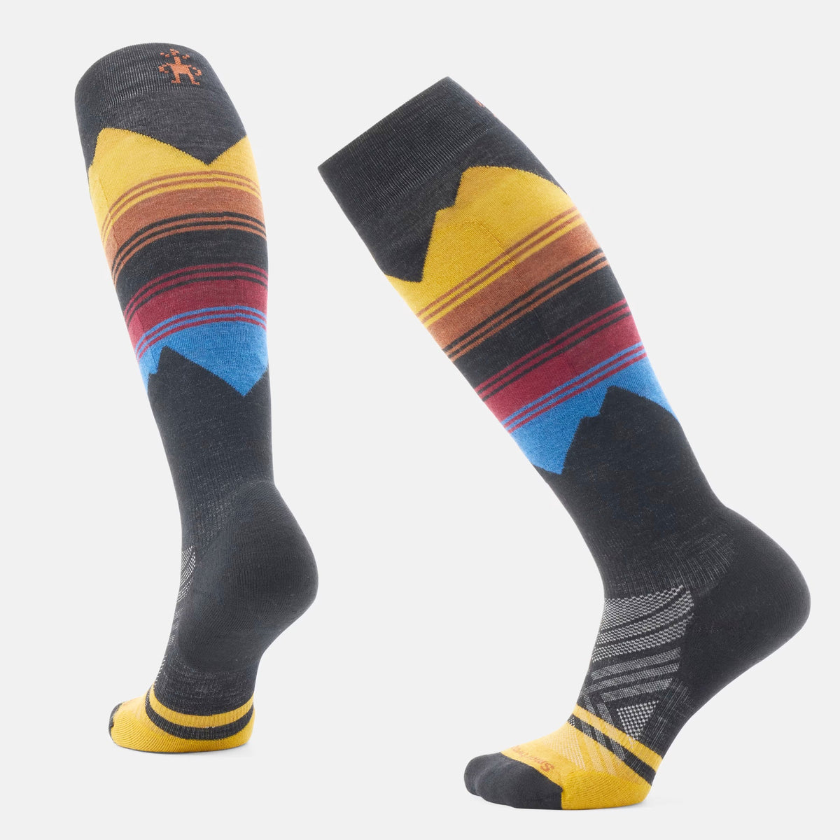 smartwool targeted cushion pattern over the calf women’s socks-color-nightfall blue