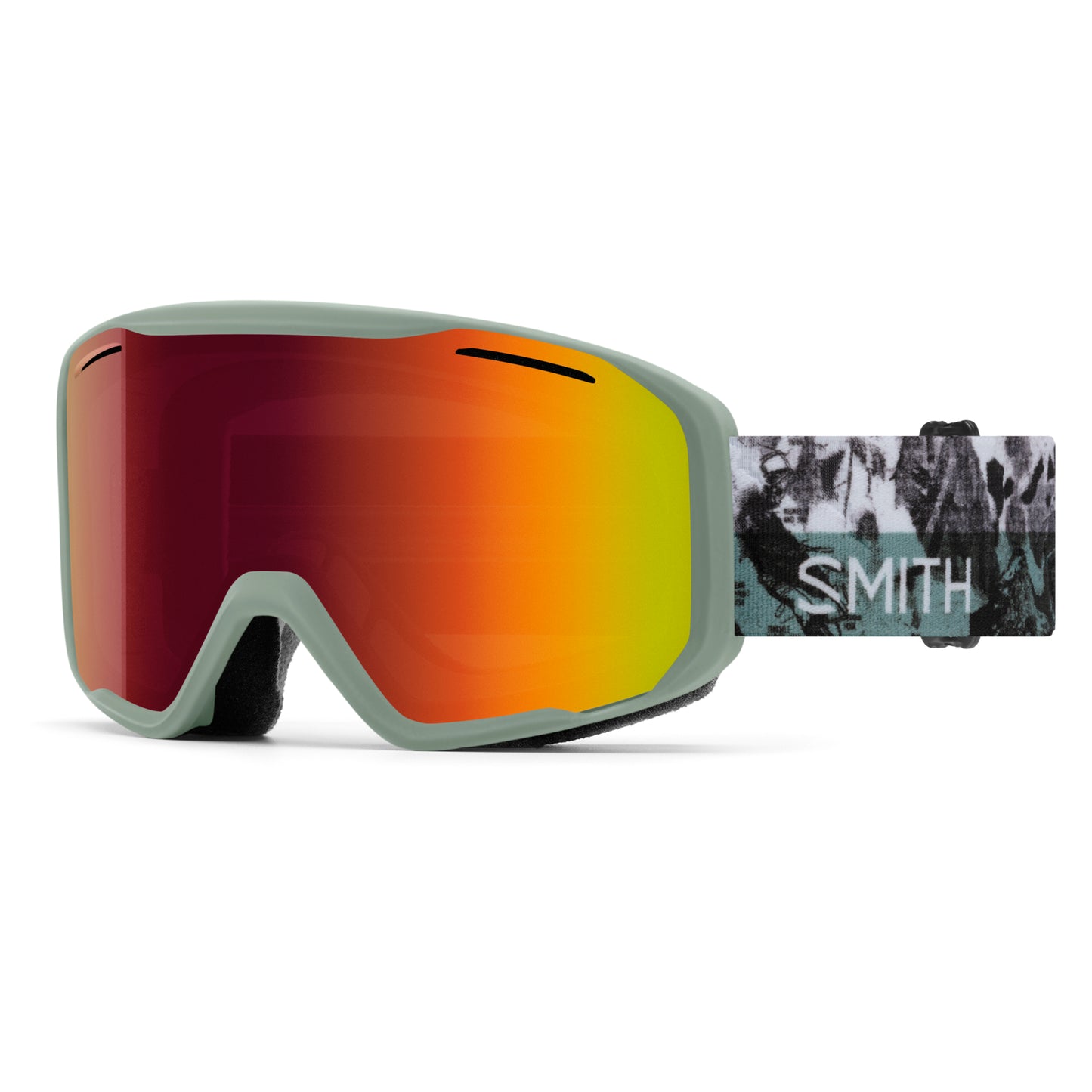 smith blazer goggle-color-sage brush paste up / red sol-x mirror