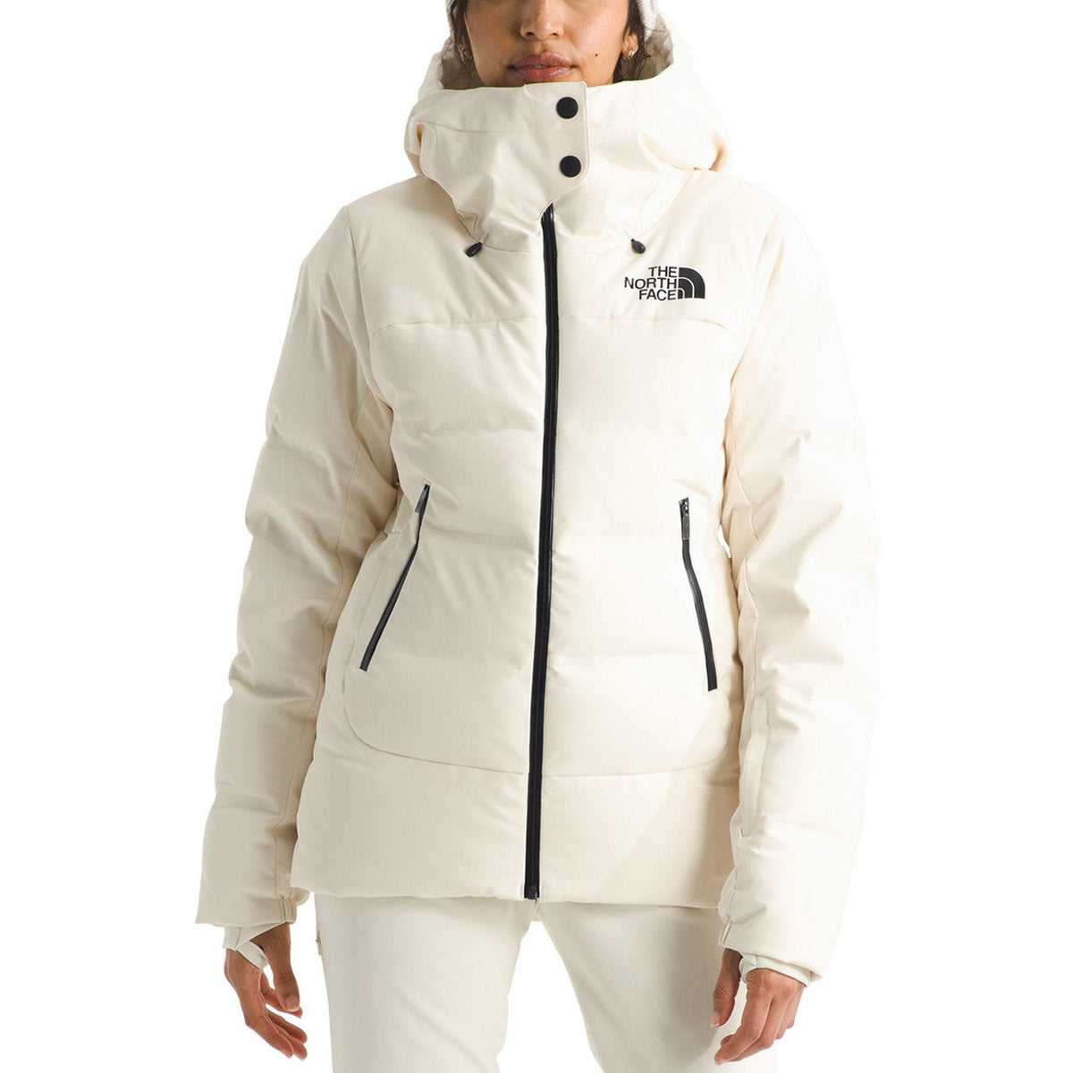 the north face women’s cirque down jacket-color-white dune-r