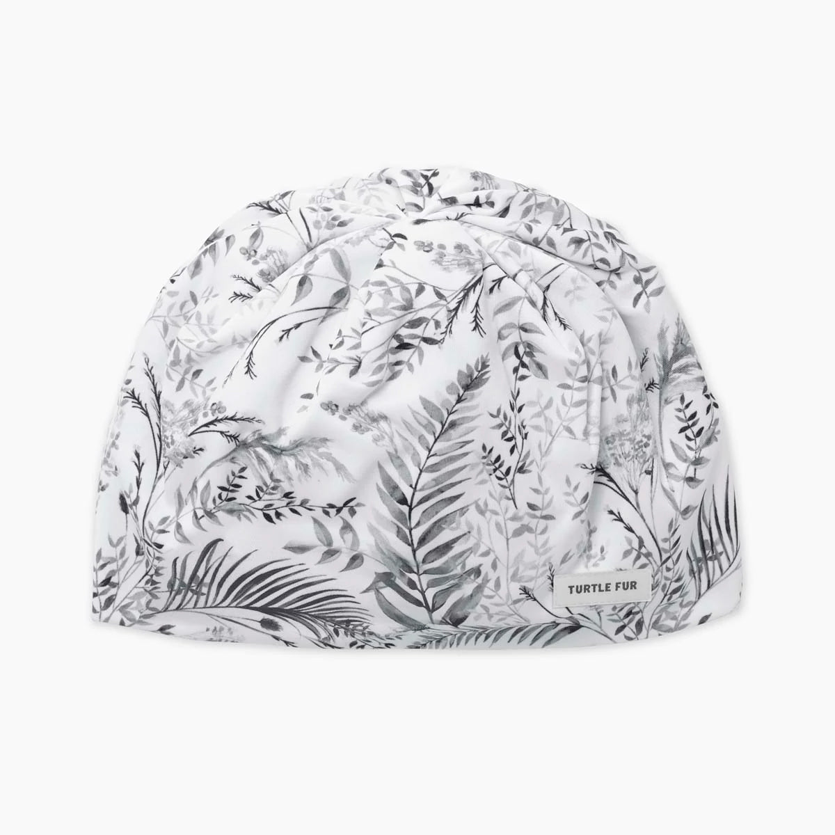 turtle fur comfort shell tempo ponytail beanie-color-powder day fronds