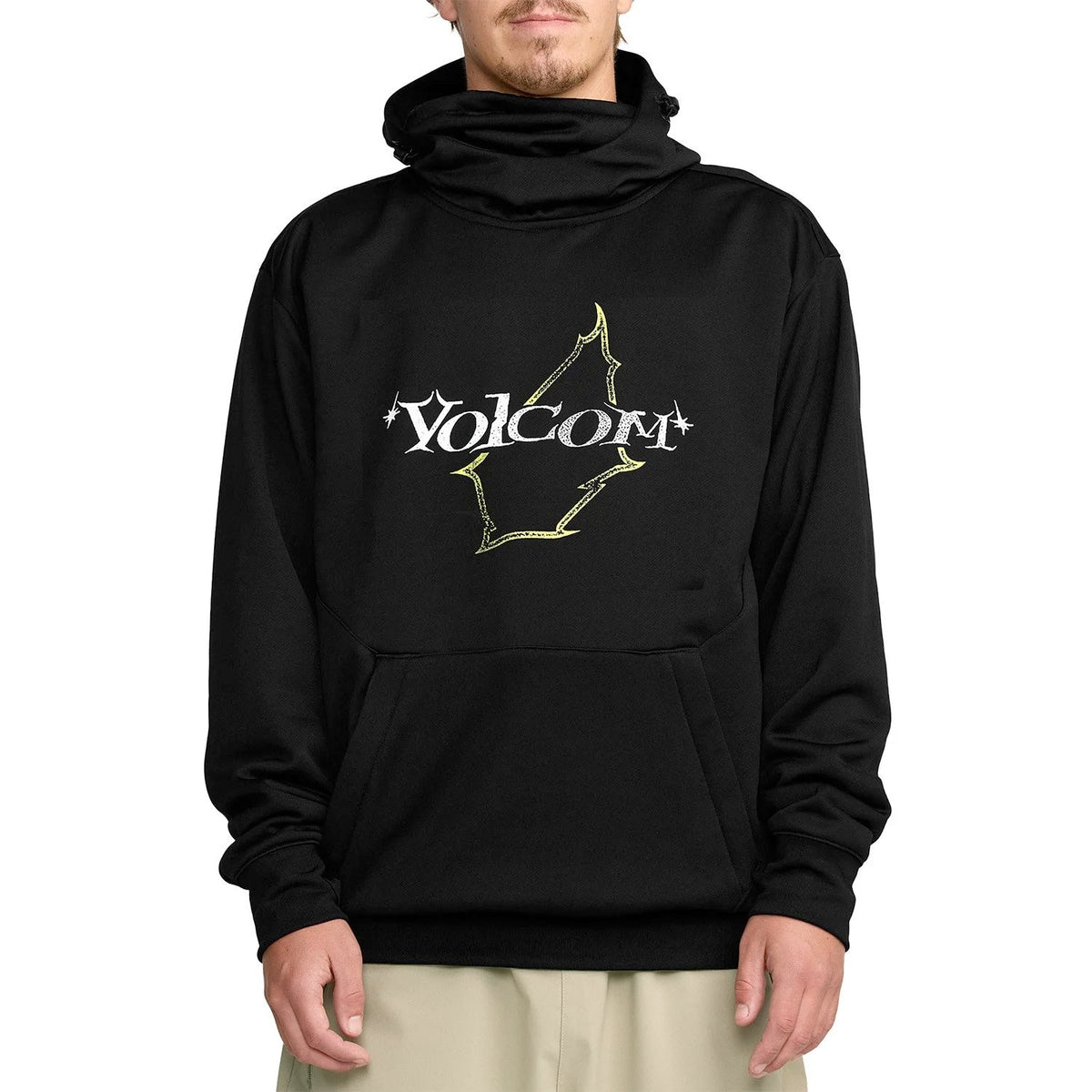 volcom hydro riding hoodie-color-black
