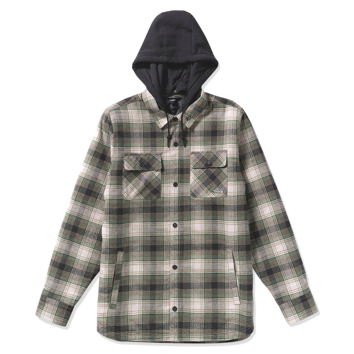 volcom kenson insulated flannel jacket