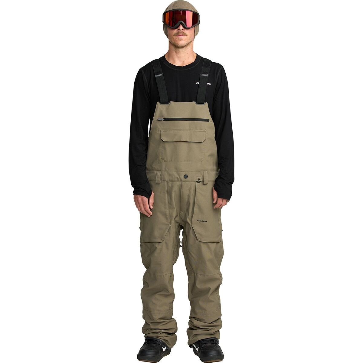 volcom roan bib pant-color-mil-size-l
m
xl
