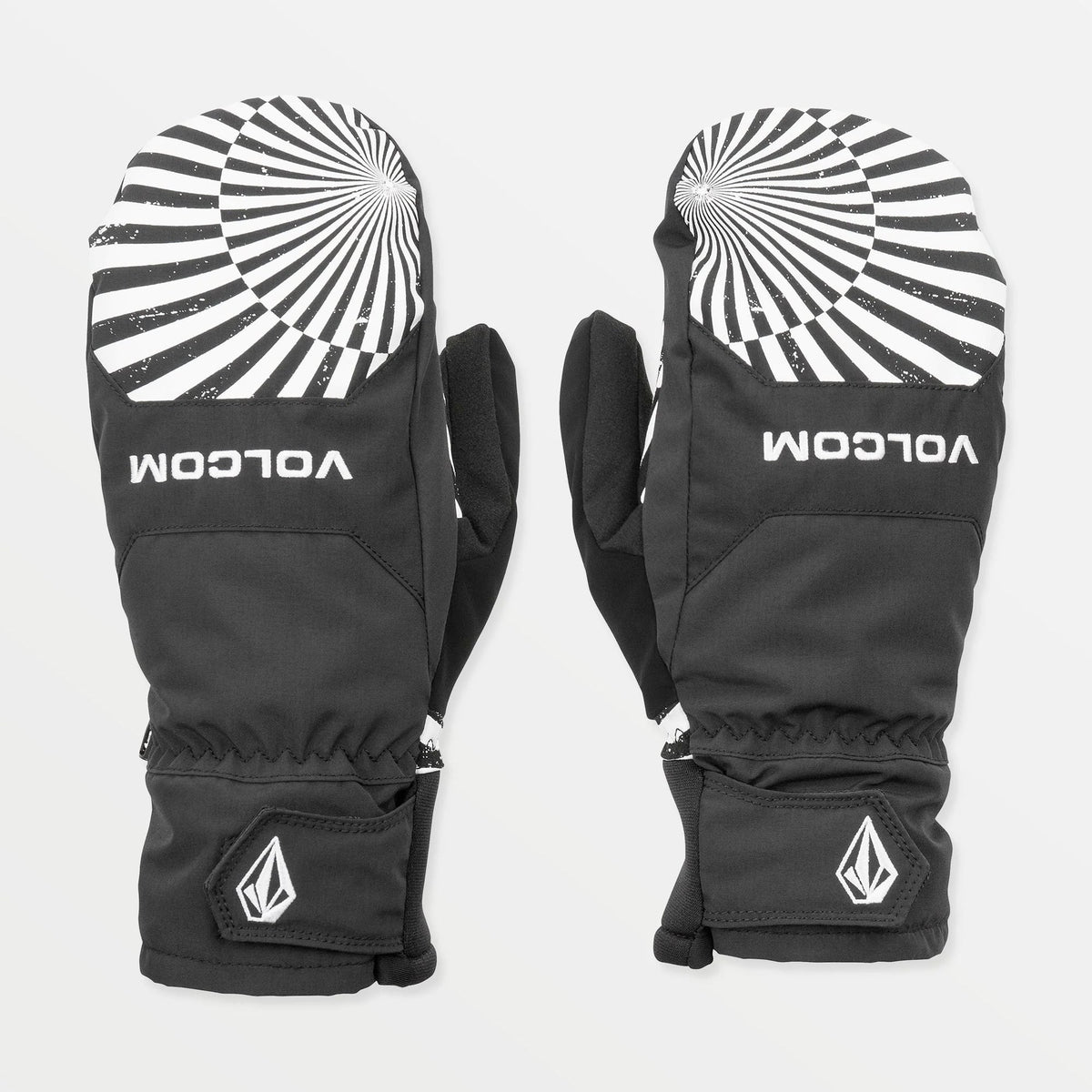 volcom v.co nyle men’s mitts-color-black print