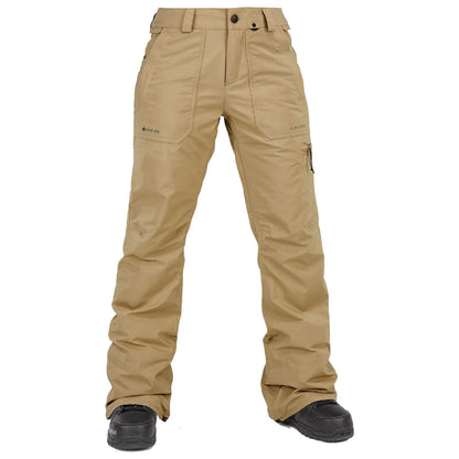 volcom knox insulated gore-tex pants-color-dark khaki