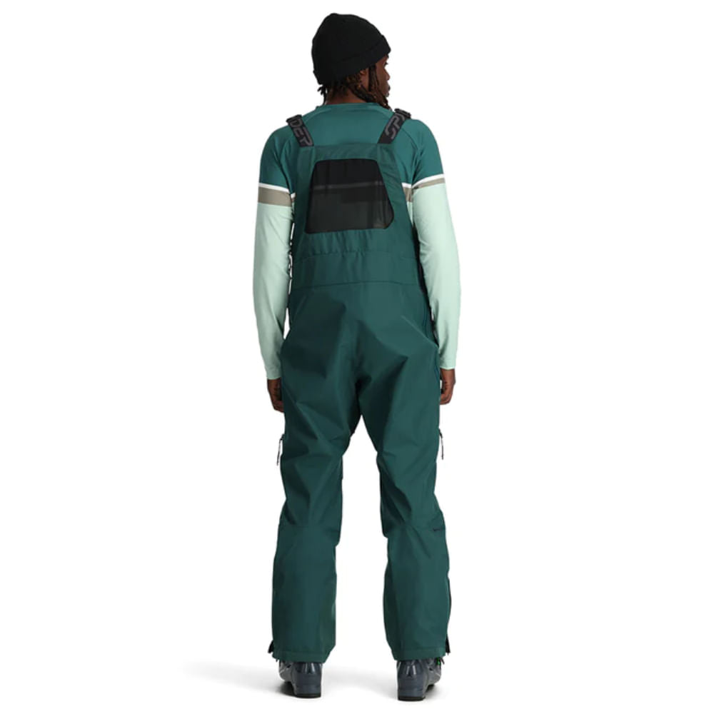 spyder sanction gore-tex bib pants-color-cypress green
