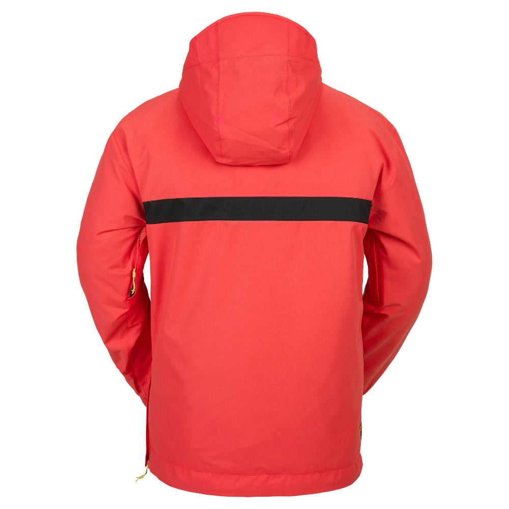 volcom longo pullover jacket-color-orange