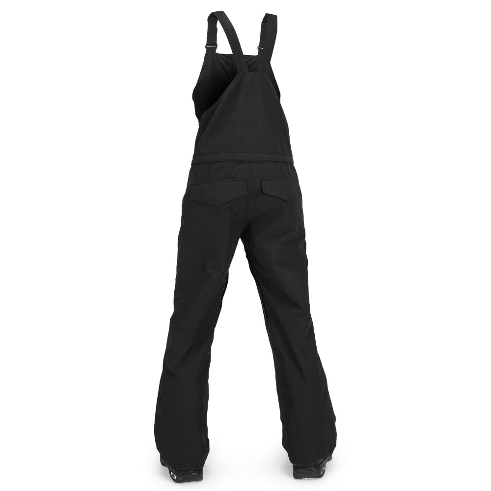 volcom barkley insulated bib pant-color-black