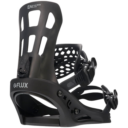flux em snowboard bindings 2024-color-black