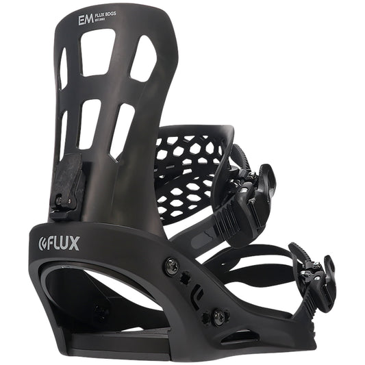 flux em snowboard bindings 2024-color-black