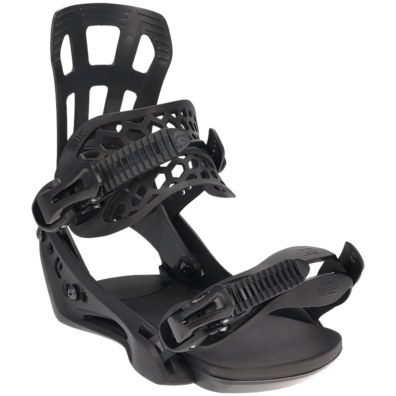 flux em snowboard bindings 2024-color-black