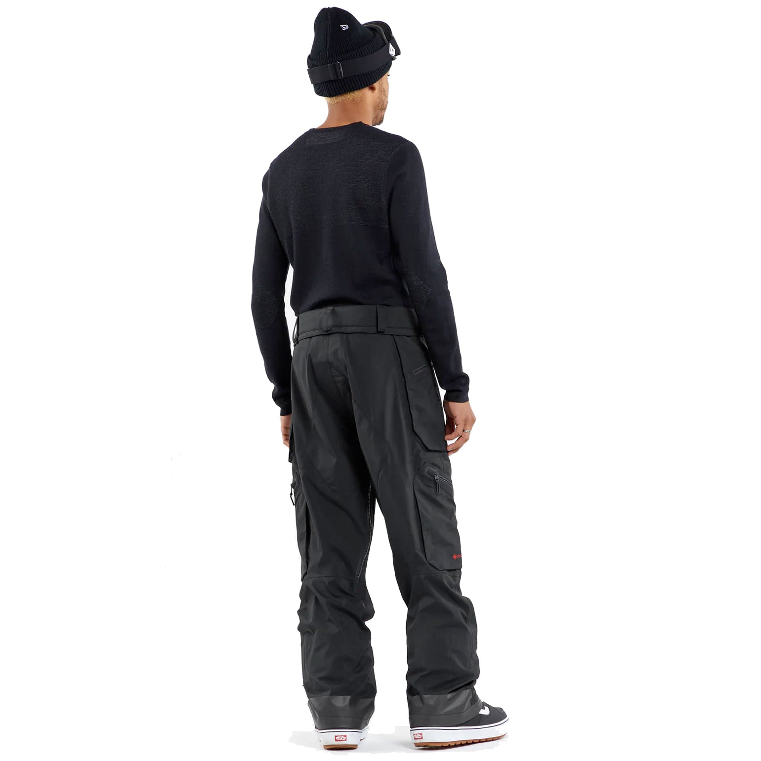 volcom guch stretch gore pants-color-black