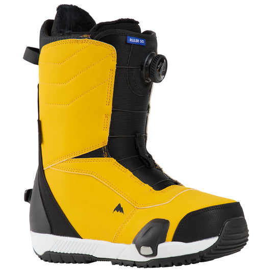 burton ruler step on men’s snowboard boots 2025-color-goldenrod