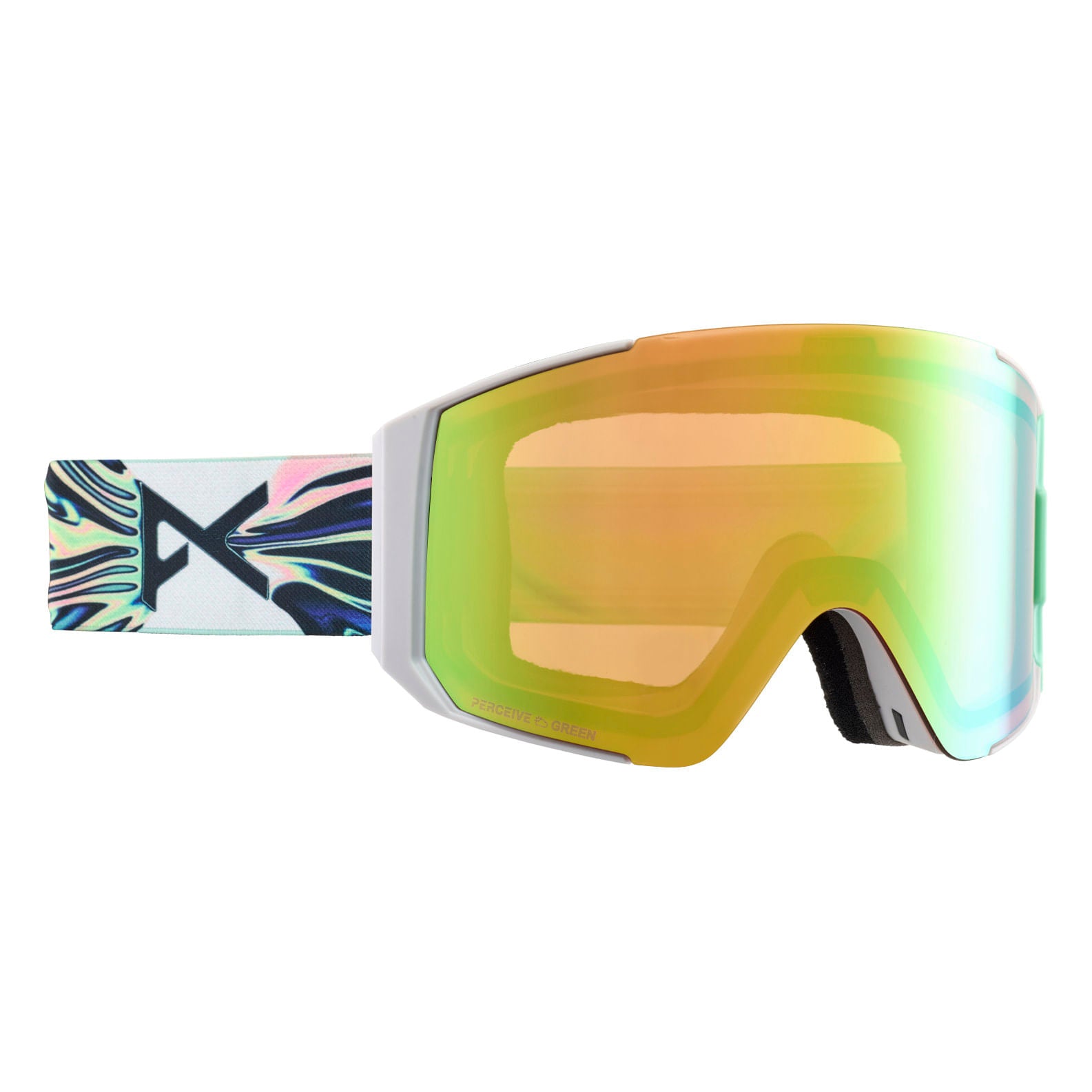 anon sync goggles-color-frame: meltdown, lens: perceive variable green (22% / s2), spare lens: perceive cloudy pink (53% / s1)