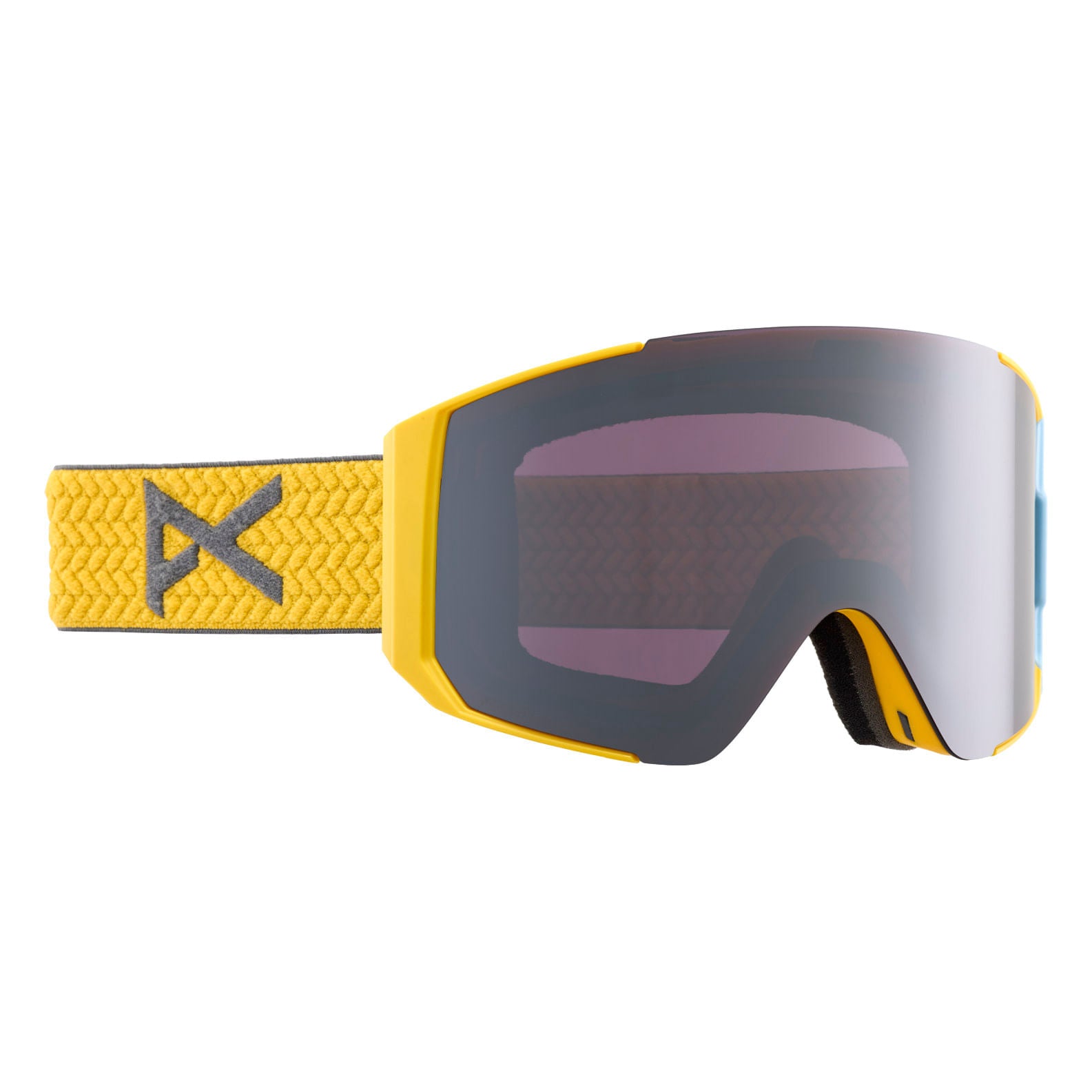 anon sync goggles-color-frame: golden, lens: perceive sunny onyx (6% / s4), spare lens: perceive variable violet (34% / s2)