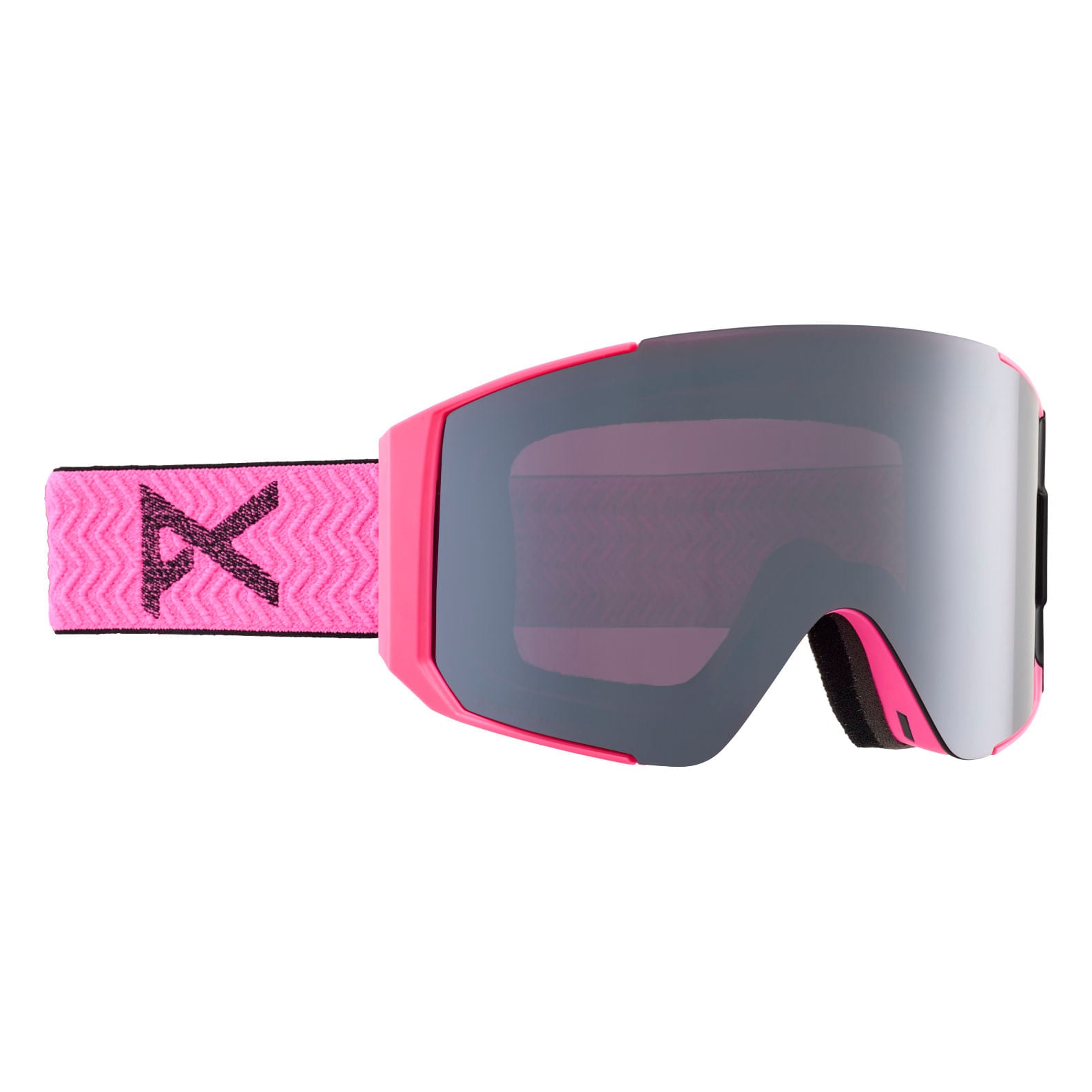 anon sync goggles-color-frame: pink, lens: perceive sunny onyx (6% / s4), spare lens: perceive variable violet (34% / s2)