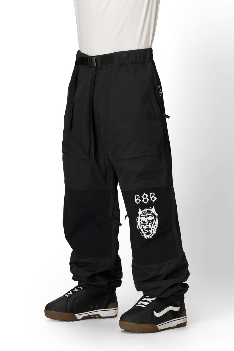 686 2.5l ghost men’s pants-color-cooper black