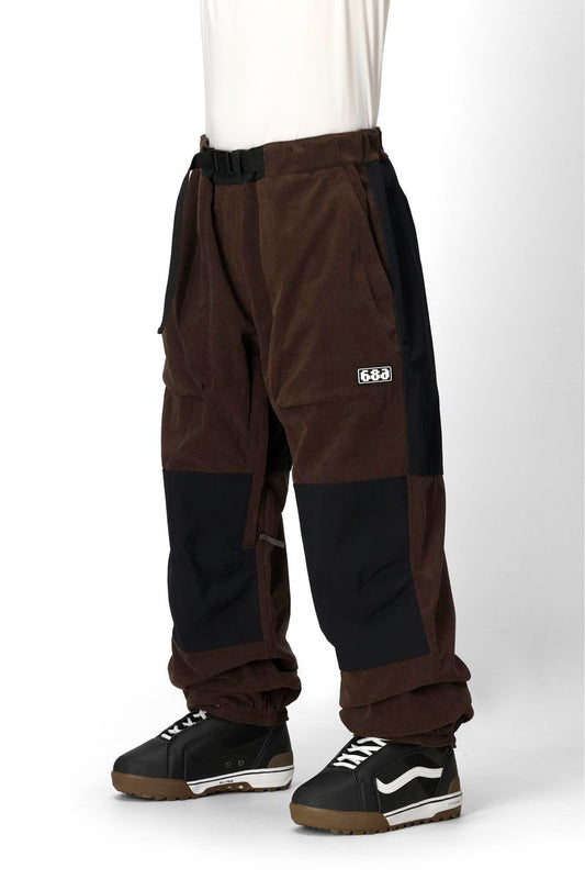 686 2.5l ghost men’s pants-color-coffee corduroy