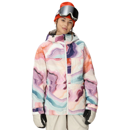 686 athena insulated jacket-color-sedimentary print