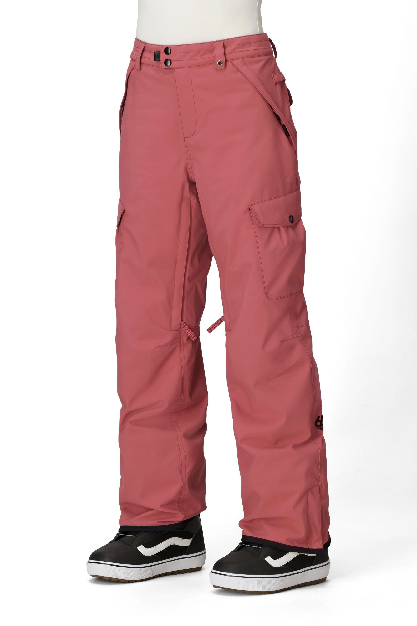 686 aura insulated pant-color-rosewood