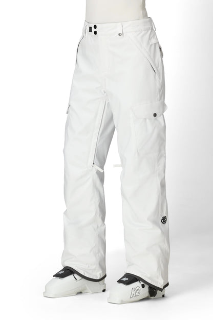 686 aura insulated pant-color-white