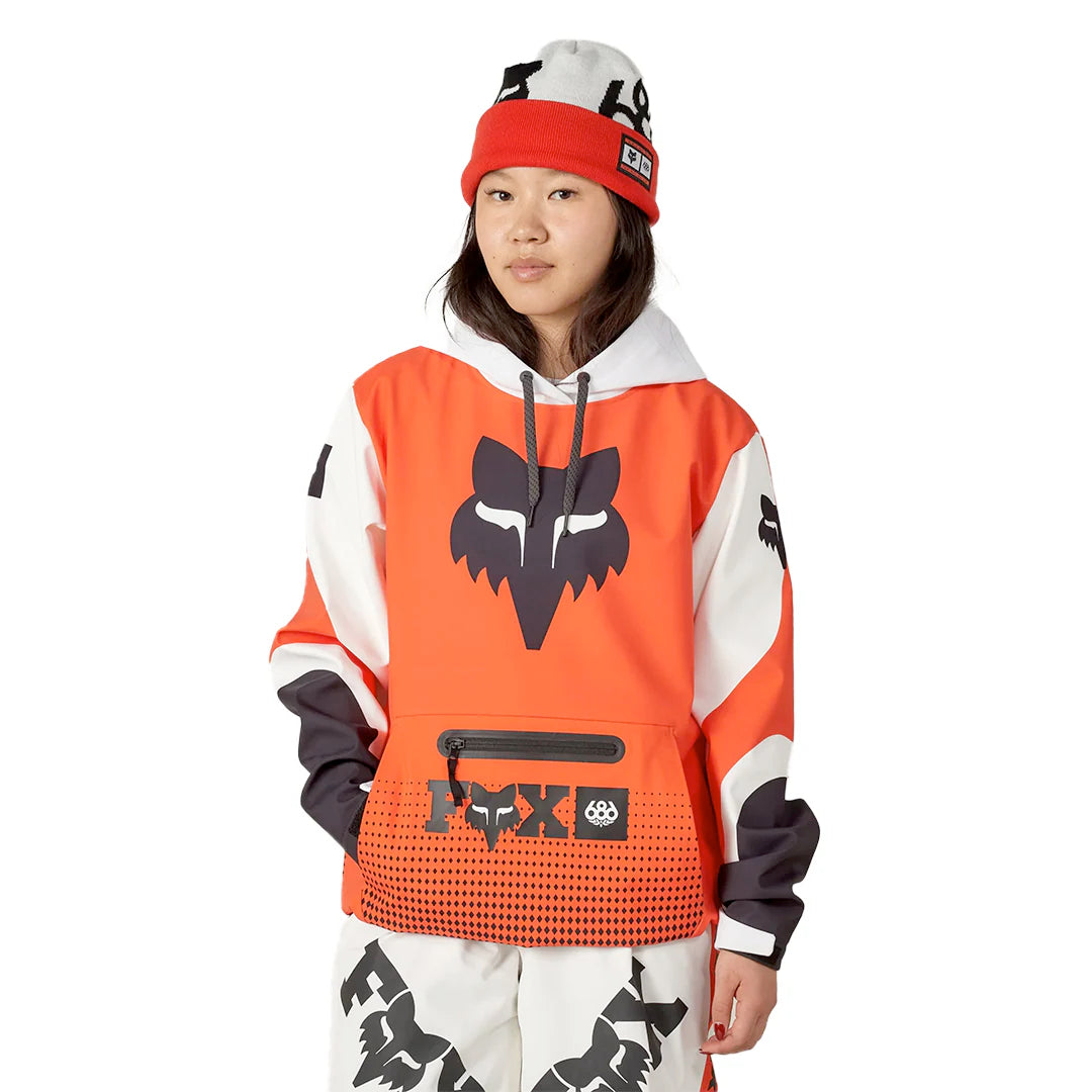 686 fox racing women’s waterproof hoodie