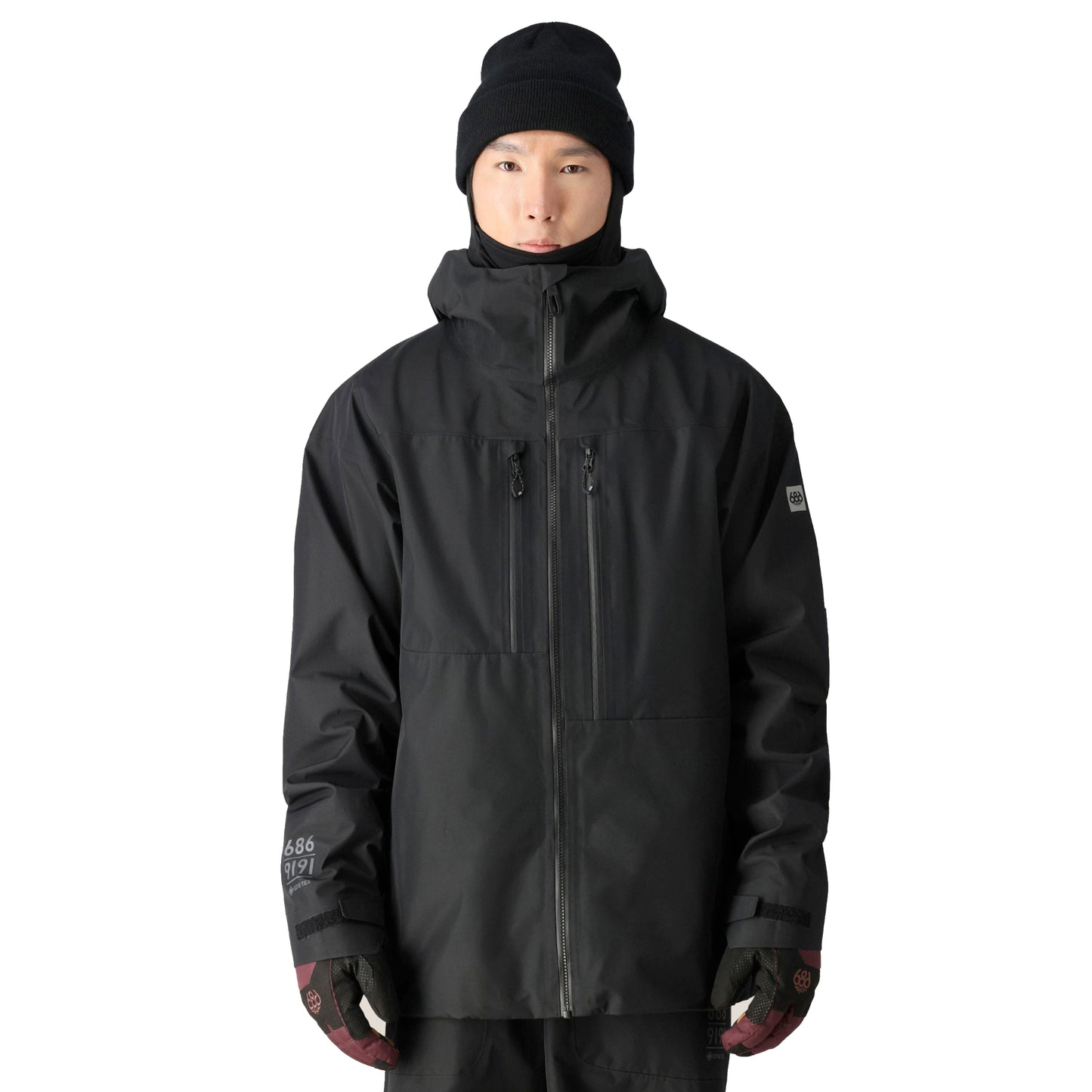 686 gore-tex 3l atv thermagraph men’s jacket-color-black