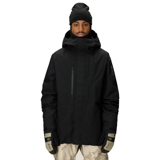 686 gore-tex core men’s shell jacket-color-black