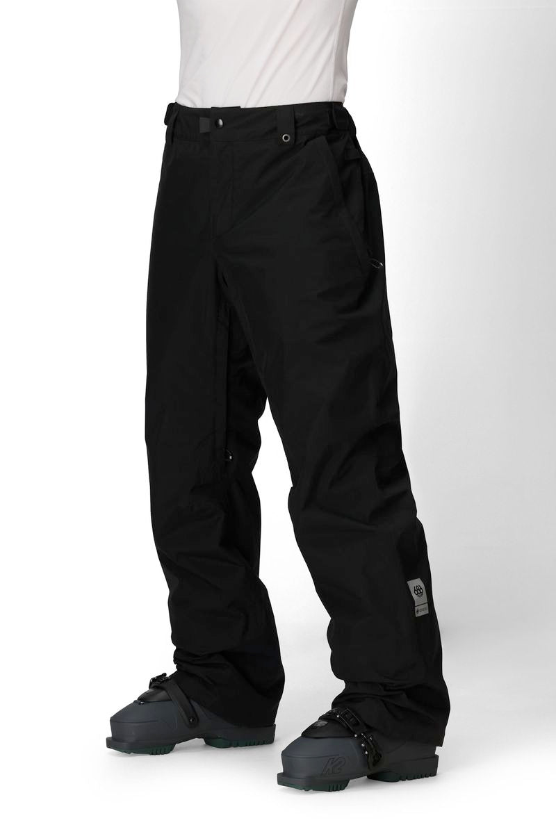 686 gore-tex core men’s shell pants-color-black