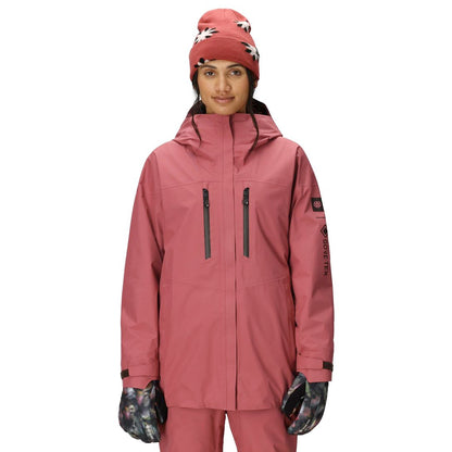 686 gore-tex skyline thermagraph jacket-color-rosewood