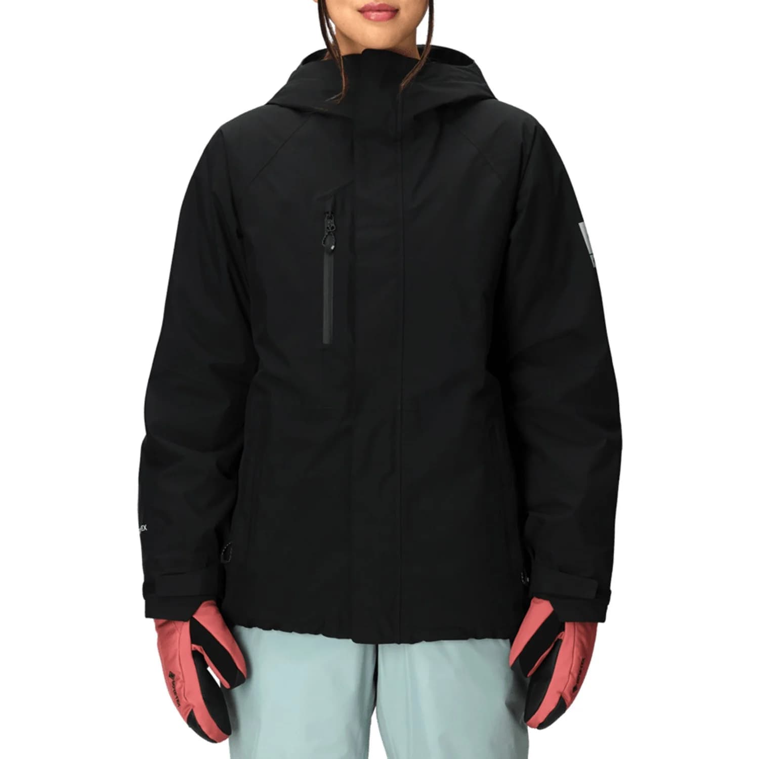 686 gore-tex willow insulated women’s jacket-color-black